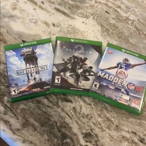 XBOX One games. $10 each